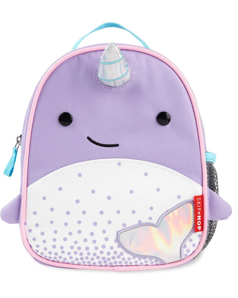 Skip Hop Zoo Mini Backpack With Safety Harness - Narwhal 2 Skip Hop Zoo Mini Backpack With Safety Harness - Narwhal - Image 2