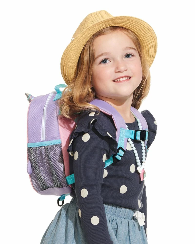 Skip Hop Zoo Mini Backpack With Safety Harness - Narwhal 3 Skip Hop Zoo Mini Backpack With Safety Harness - Narwhal - Image 3