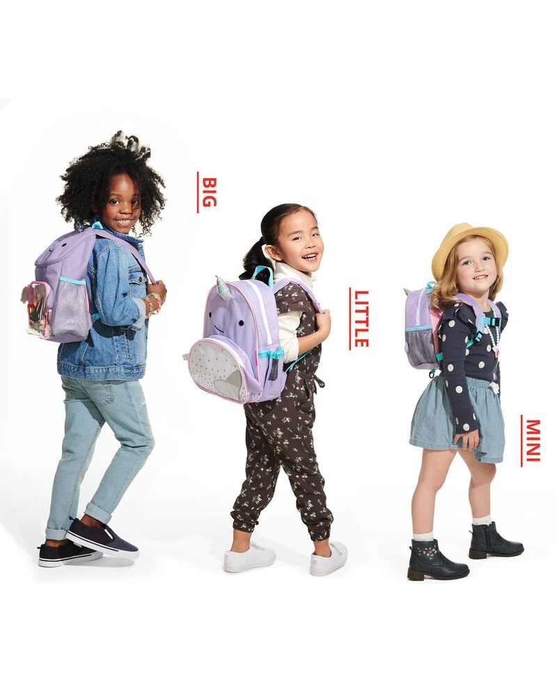 Skip Hop Zoo Mini Backpack With Safety Harness - Narwhal 4 Skip Hop Zoo Mini Backpack With Safety Harness - Narwhal - Image 4
