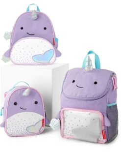 Skip Hop Zoo Mini Backpack With Safety Harness - Narwhal 9 Skip Hop Zoo Mini Backpack With Safety Harness - Narwhal -Skip Hop Store 9M929710 4