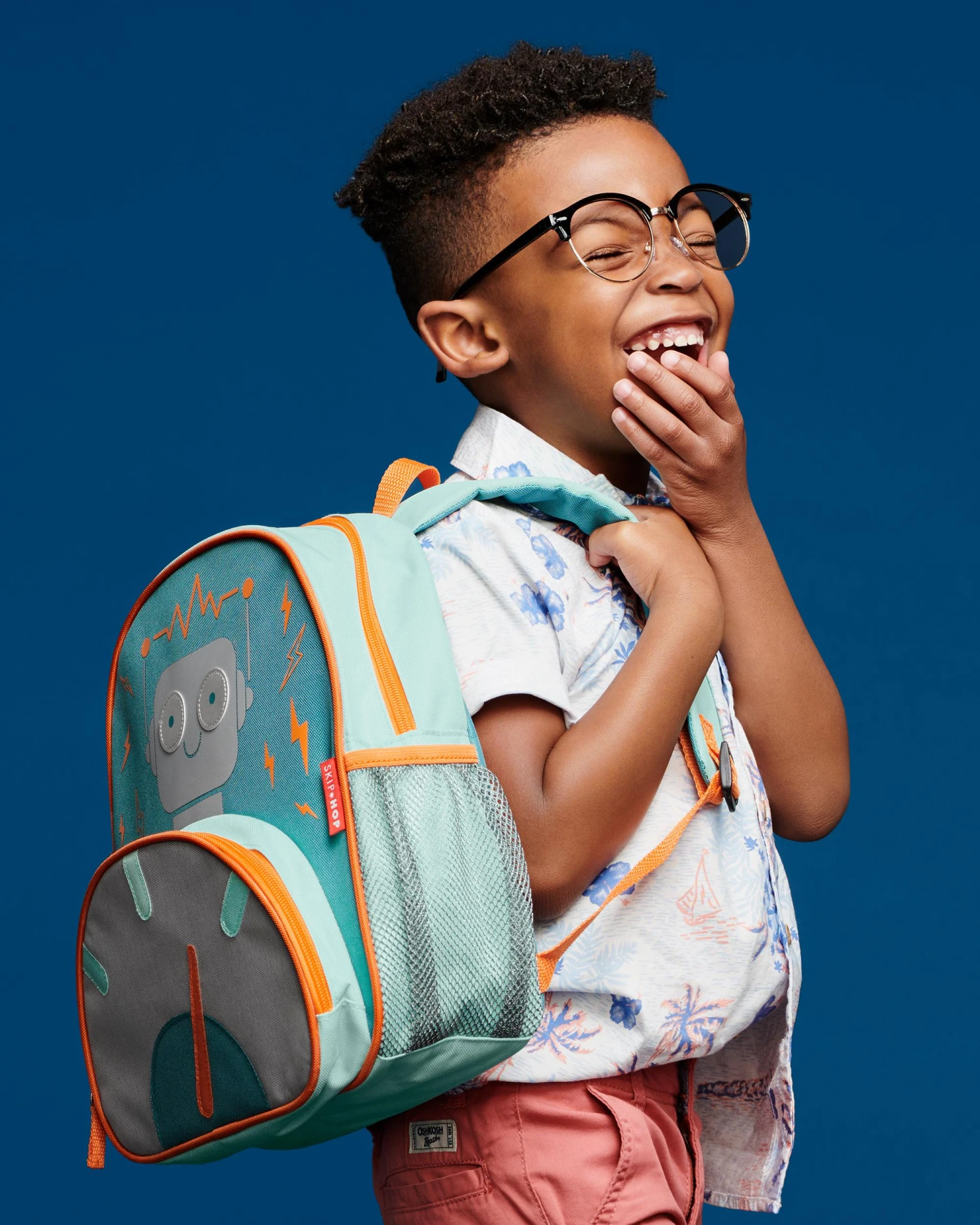 Skip Hop Spark Style Little Kid Backpack - Robot 2 Skip Hop Spark Style Little Kid Backpack - Robot - Image 2