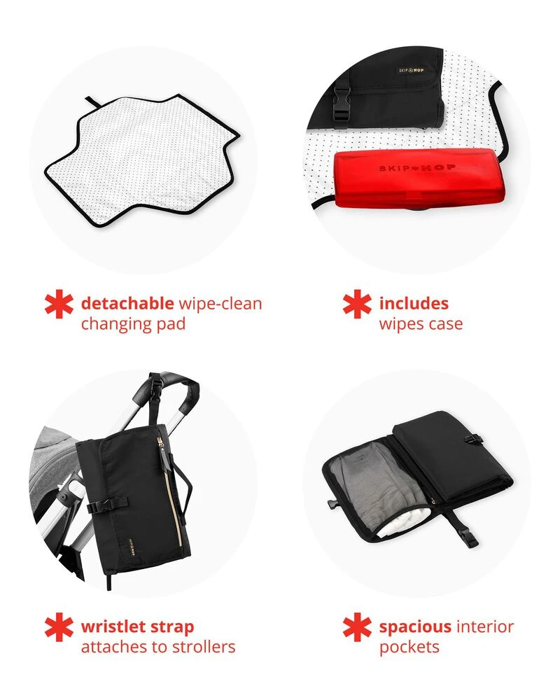 Skip Hop Envi Luxe Pronto® Signature Changing Station - Eco Black 3 Skip Hop Envi Luxe Pronto® Signature Changing Station - Eco Black - Image 3