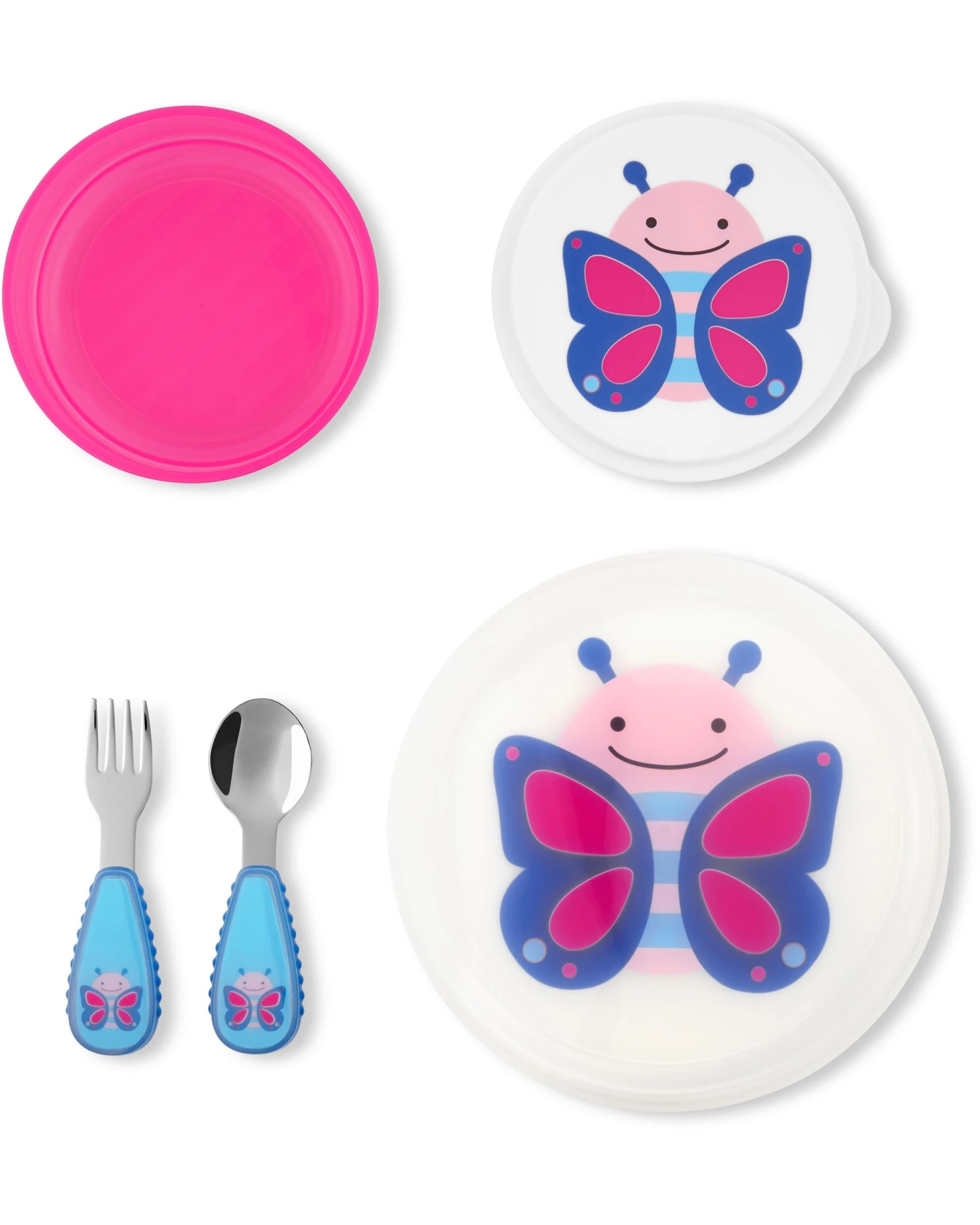 Skip Hop ZOO Table Ready Mealtime Set - Butterfly 2 Skip Hop ZOO Table Ready Mealtime Set - Butterfly - Image 2