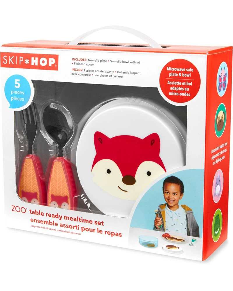 Skip Hop ZOO Table Ready Mealtime Set - Fox 1 Skip Hop ZOO Table Ready Mealtime Set - Fox