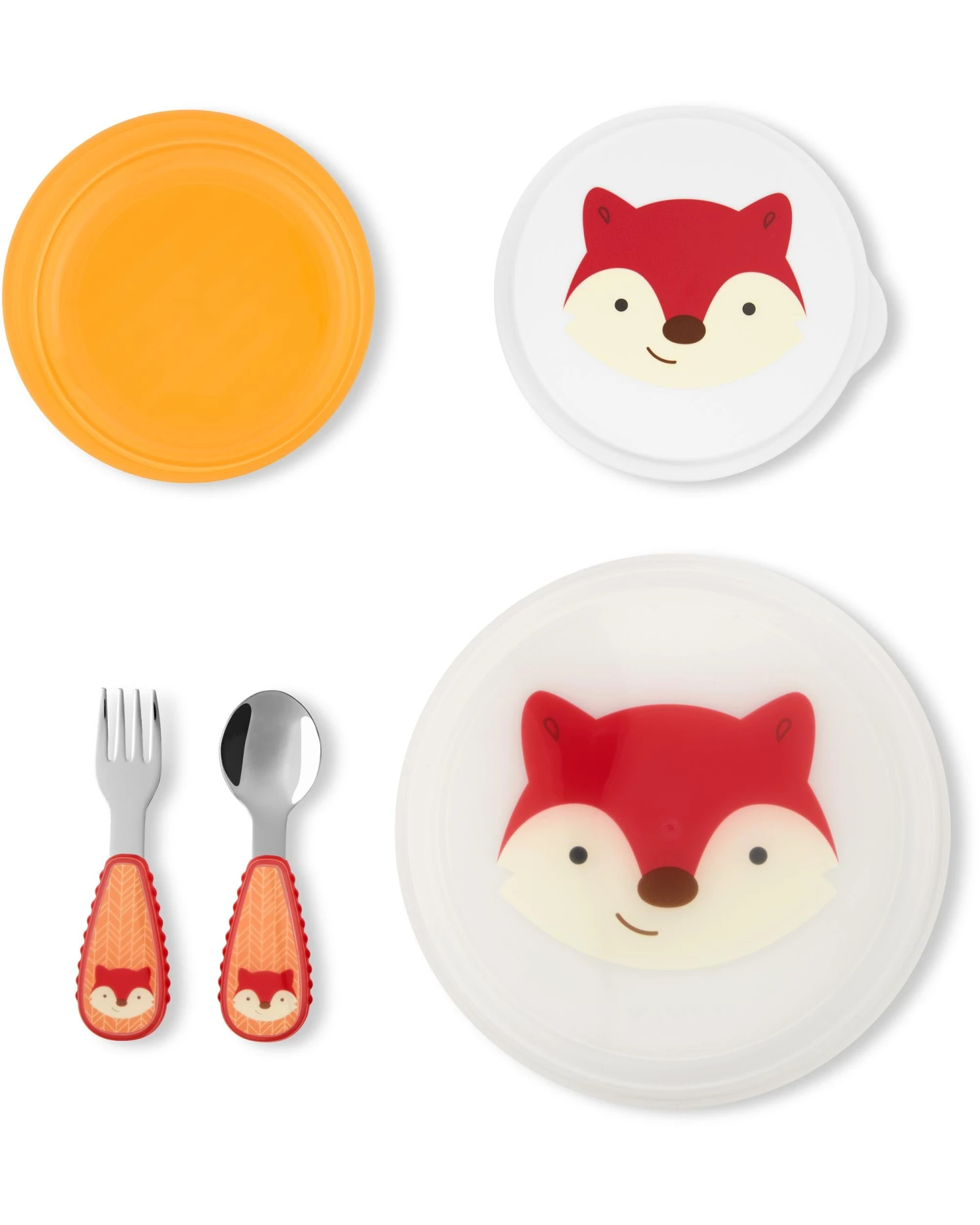 Skip Hop ZOO Table Ready Mealtime Set - Fox 2 Skip Hop ZOO Table Ready Mealtime Set - Fox - Image 2