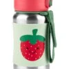 Skip Hop Spark Style Stainless Steel Straw Bottle - Strawberry