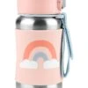 Skip Hop Spark Style Stainless Steel Straw Bottle - Rainbow