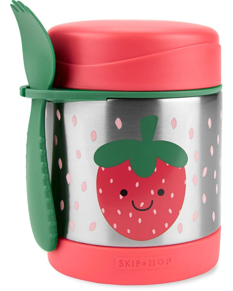 Skip Hop Spark Style Insulated Food Jar - Strawberry 1 Skip Hop Spark Style Insulated Food Jar - Strawberry