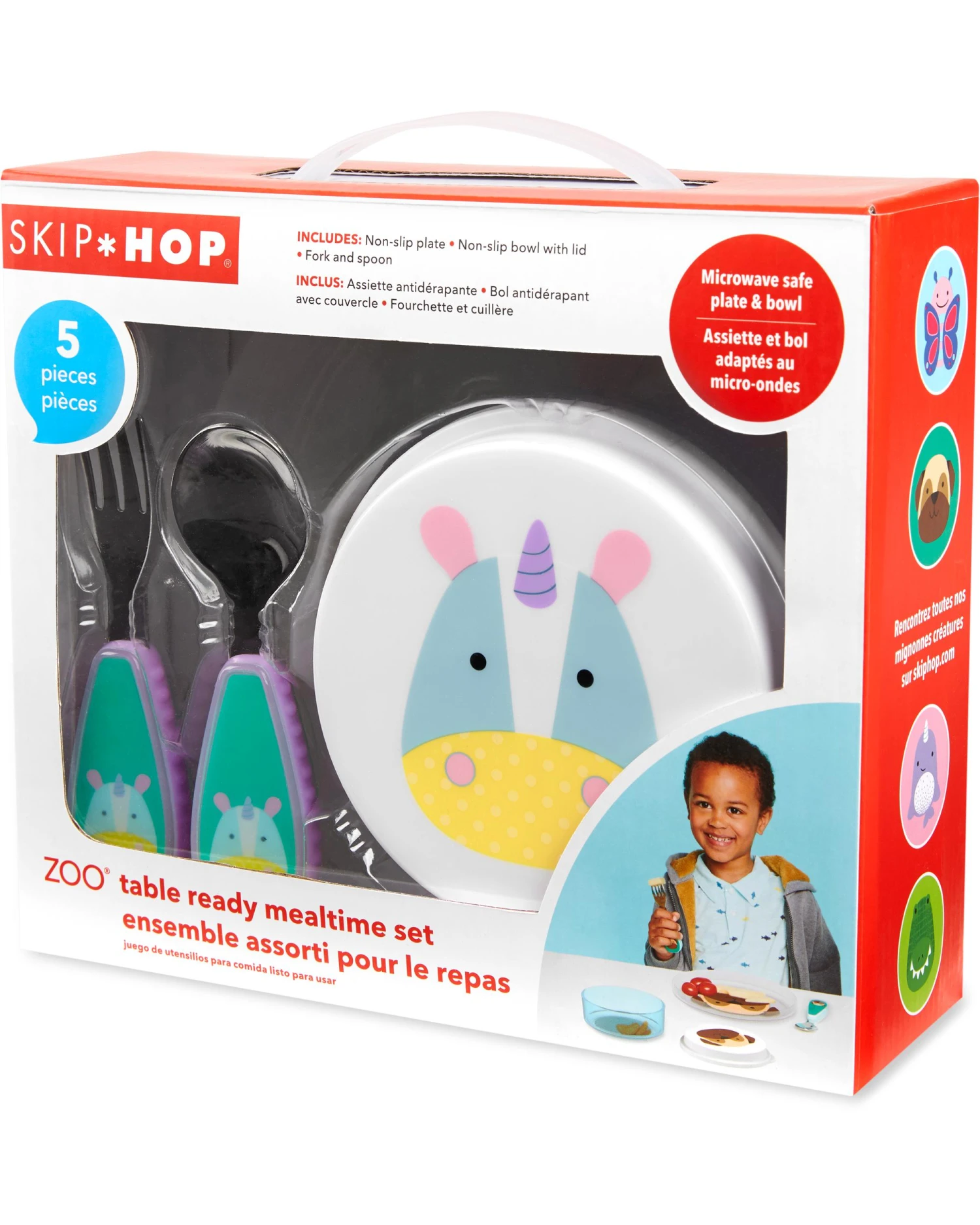 Skip Hop ZOO Table Ready Mealtime Set - Unicorn 1 Skip Hop ZOO Table Ready Mealtime Set - Unicorn