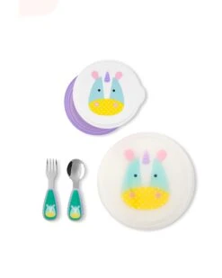 Skip Hop ZOO Table Ready Mealtime Set - Unicorn 5 Skip Hop ZOO Table Ready Mealtime Set - Unicorn -Skip Hop Store 9N833810 2