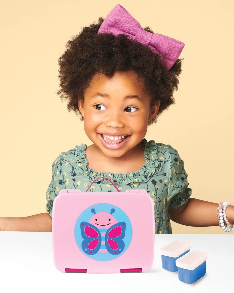 Skip Hop ZOO Bento Lunch Box - Butterfly 2 Skip Hop ZOO Bento Lunch Box - Butterfly - Image 2