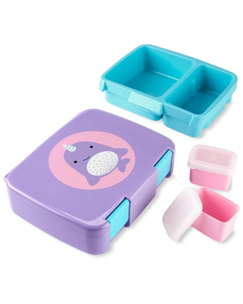 Skip Hop ZOO Bento Lunch Box - Narwhal 3 Skip Hop ZOO Bento Lunch Box - Narwhal - Image 3