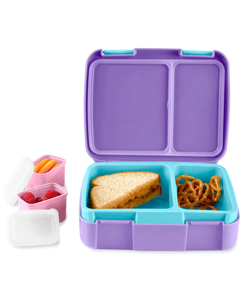 Skip Hop ZOO Bento Lunch Box - Narwhal 2 Skip Hop ZOO Bento Lunch Box - Narwhal - Image 2