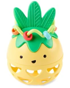 Skip Hop Farmstand Roll-Around Pineapple Rattle Baby Toy
