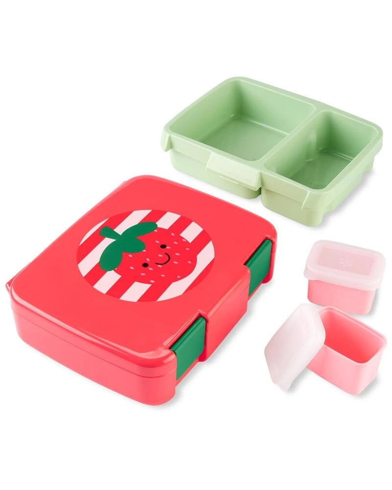 Skip Hop Spark Style Bento Lunch Box - Strawberry 3 Skip Hop Spark Style Bento Lunch Box - Strawberry - Image 3