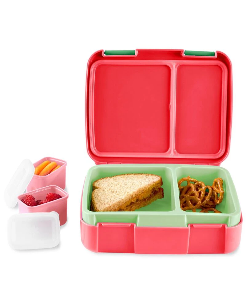 Skip Hop Spark Style Bento Lunch Box - Strawberry 2 Skip Hop Spark Style Bento Lunch Box - Strawberry - Image 2