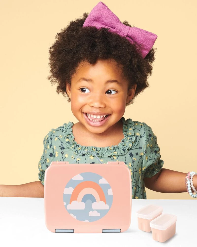 Skip Hop Spark Style Bento Lunch Box - Rainbow 2 Skip Hop Spark Style Bento Lunch Box - Rainbow - Image 2