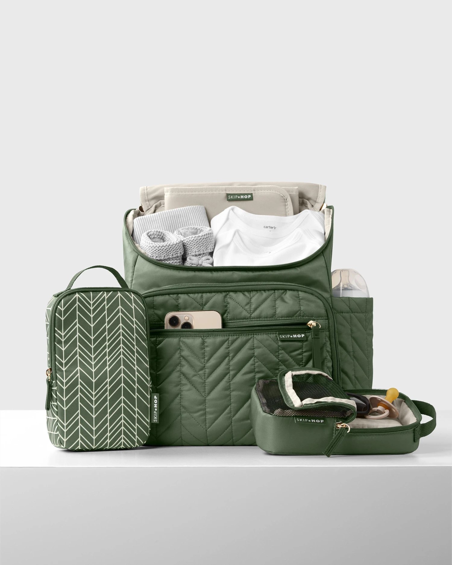 Skip Hop Forma Backpack Diaper Bag - Sage 6 Skip Hop Forma Backpack Diaper Bag - Sage - Image 6