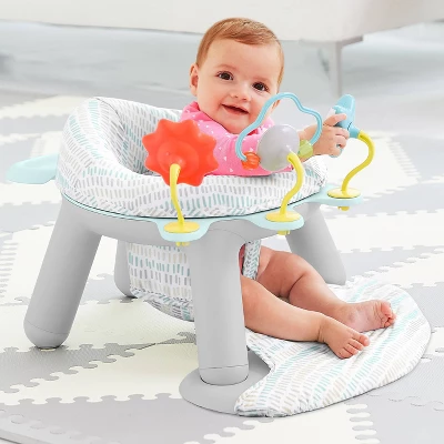 Skip Hop Baby Seat Silver Lining Cloud 2-in-1 Sit-up Chair & Activity Floor Seat - Gray 1 Skip Hop Baby Seat Silver Lining Cloud 2-in-1 Sit-up Chair & Activity Floor Seat - Gray