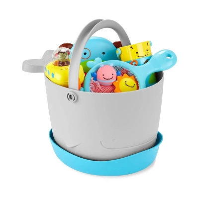 Skip Hop Moby Fun-Filled Baby Bath Toy & Bucket Gift Set - 2pc 3 Skip Hop Moby Fun-Filled Baby Bath Toy & Bucket Gift Set - 2pc - Image 3