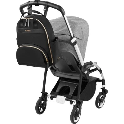 Skip Hop Envi-Luxe Eco Diaper Bag Backpack - Black 5 Skip Hop Envi-Luxe Eco Diaper Bag Backpack - Black - Image 5