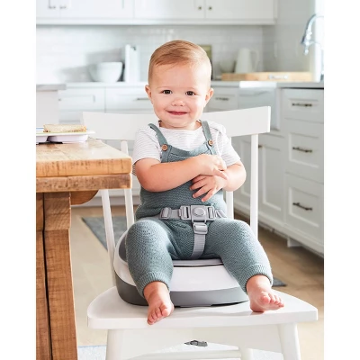 Skip Hop Sleek Booster Seat - Gray/White 1 Skip Hop Sleek Booster Seat - Gray/White