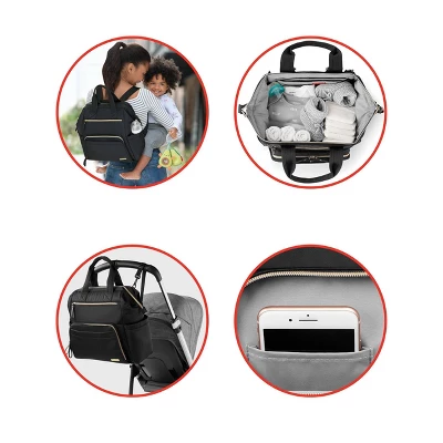 Skip Hop Mainframe Wide Open Diaper Backpack 2 Skip Hop Mainframe Wide Open Diaper Backpack - Image 2