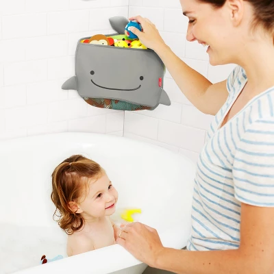 Skip Hop Moby Corner Bath Organizer - Gray 3 Skip Hop Moby Corner Bath Organizer - Gray - Image 3