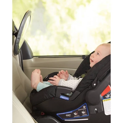 Skip Hop STYLE DRIVEN Backseat Mirror - Tonal Chevron 3 Skip Hop STYLE DRIVEN Backseat Mirror - Tonal Chevron - Image 3