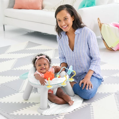 Skip Hop Baby Seat Silver Lining Cloud 2-in-1 Sit-up Chair & Activity Floor Seat - Gray 7 Skip Hop Baby Seat Silver Lining Cloud 2-in-1 Sit-up Chair & Activity Floor Seat - Gray - Image 7