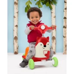 Skip Hop 3-in-1 Ride-On Toy - Fox