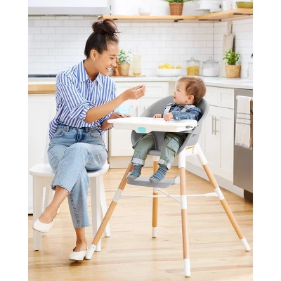 Skip Hop EON 4-in-1 High Chair - Gray/white 10 Skip Hop EON 4-in-1 High Chair - Gray/white - Image 10