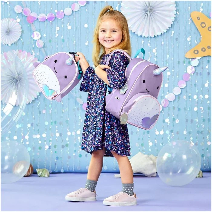 Skip Hop Zoo Little Kid Backpack - Narwhal 3 Skip Hop Zoo Little Kid Backpack - Narwhal - Image 3