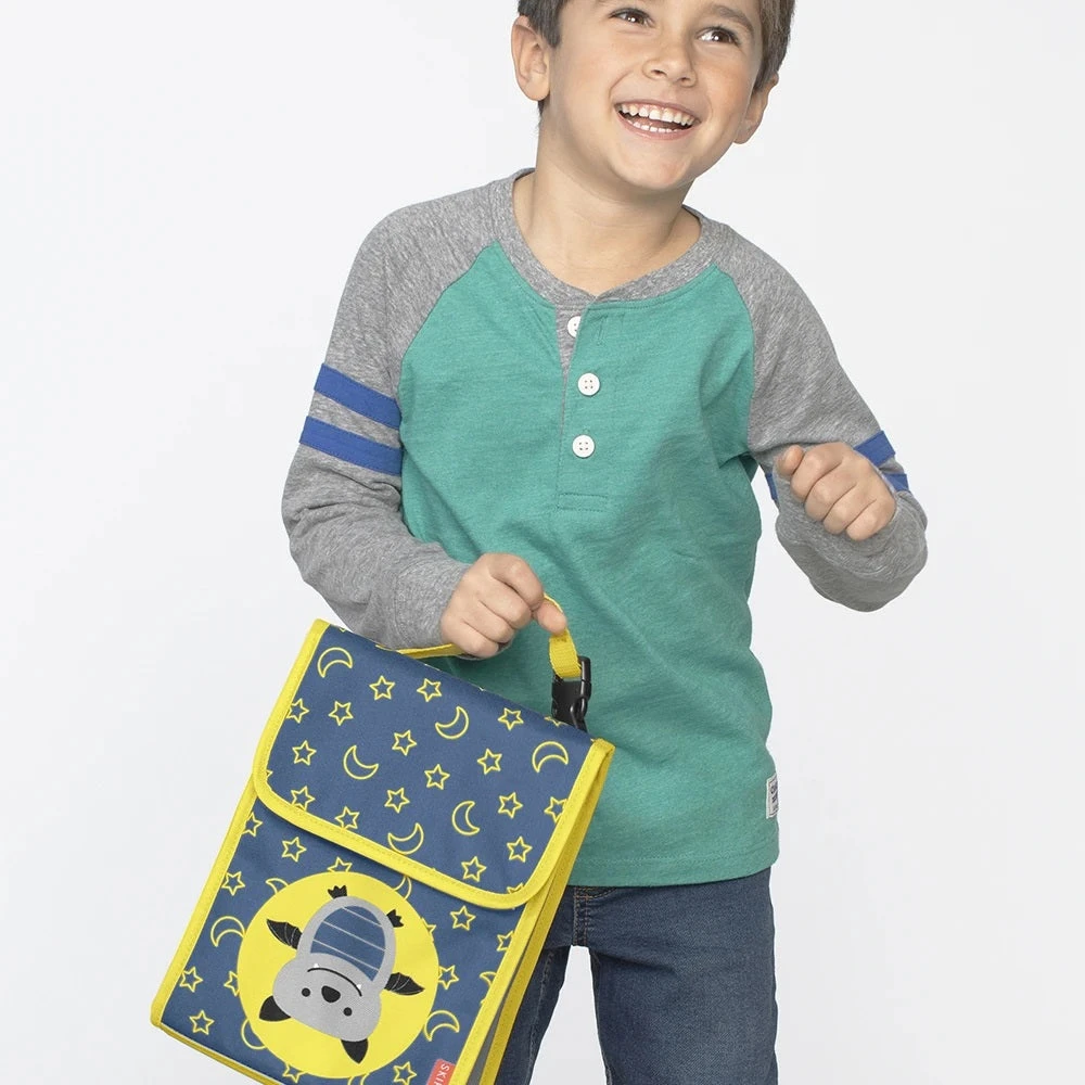 Skip Hop Zoo Insulated Kids Lunch Bag - Bat 2 Skip Hop Zoo Insulated Kids Lunch Bag - Bat - Image 2