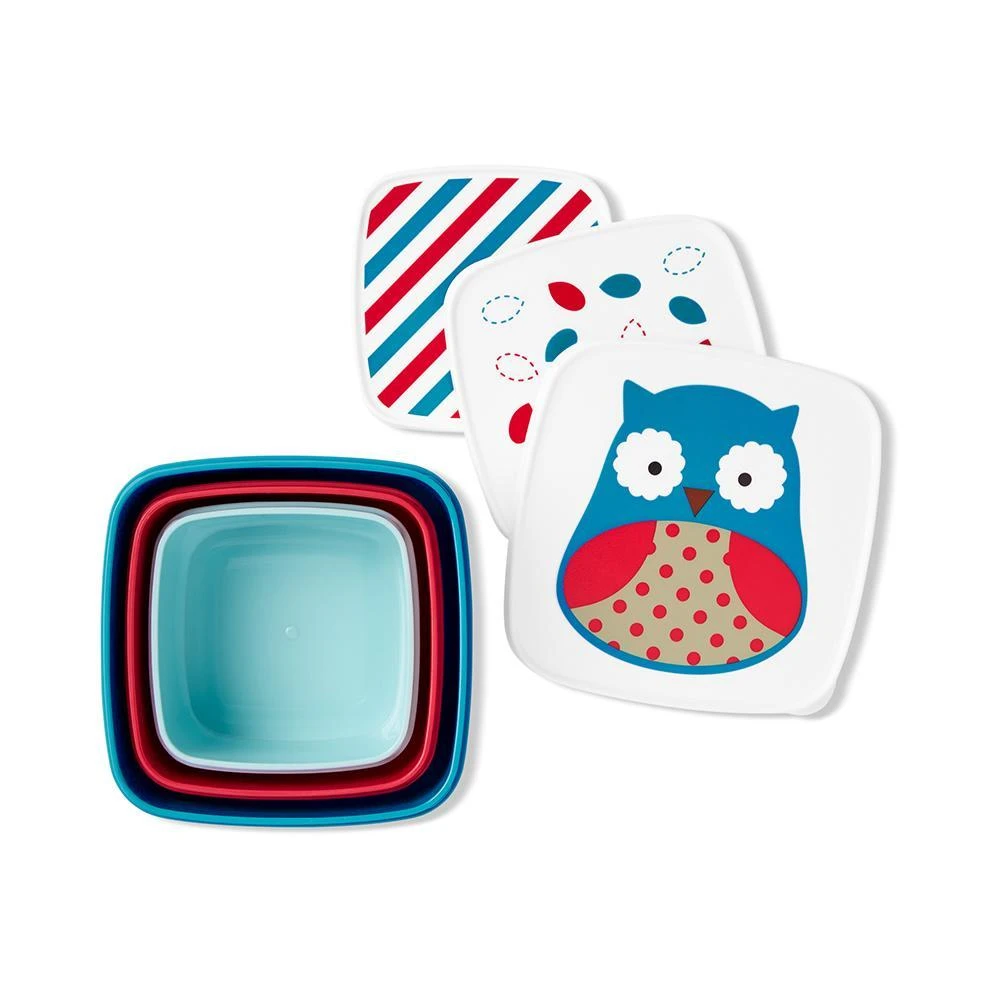 Skip Hop Zoo Snack Box Set - Owl 1 Skip Hop Zoo Snack Box Set - Owl