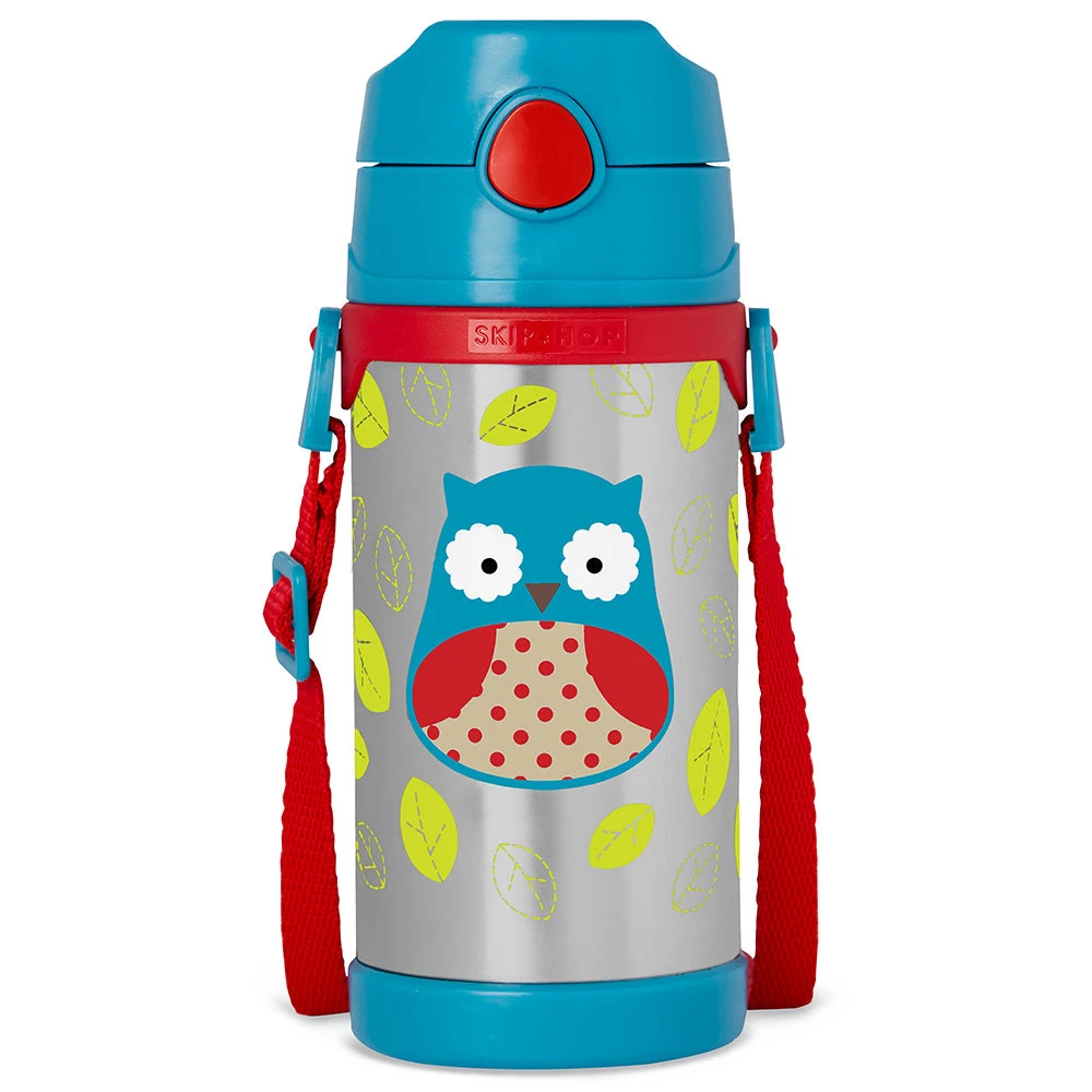 Skip Hop Zoo Insulated Stainless Steel Bottle - Owl 1 Skip Hop Zoo Insulated Stainless Steel Bottle - Owl