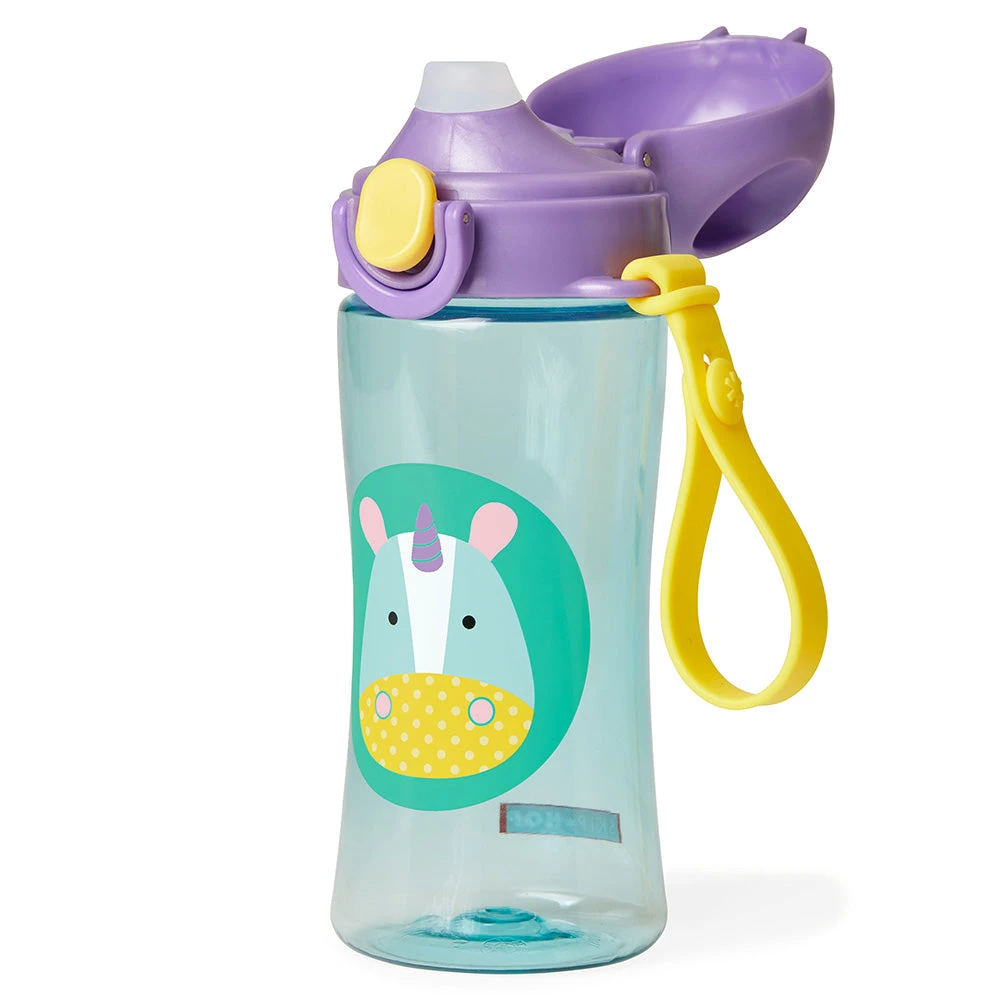 Skip Hop Zoo Lock Top Sport Bottle - Unicorn 2 Skip Hop Zoo Lock Top Sport Bottle - Unicorn - Image 2