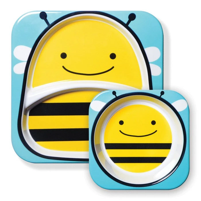 Skip Hop Zoo Melamine Set - Bee 1 Skip Hop Zoo Melamine Set - Bee