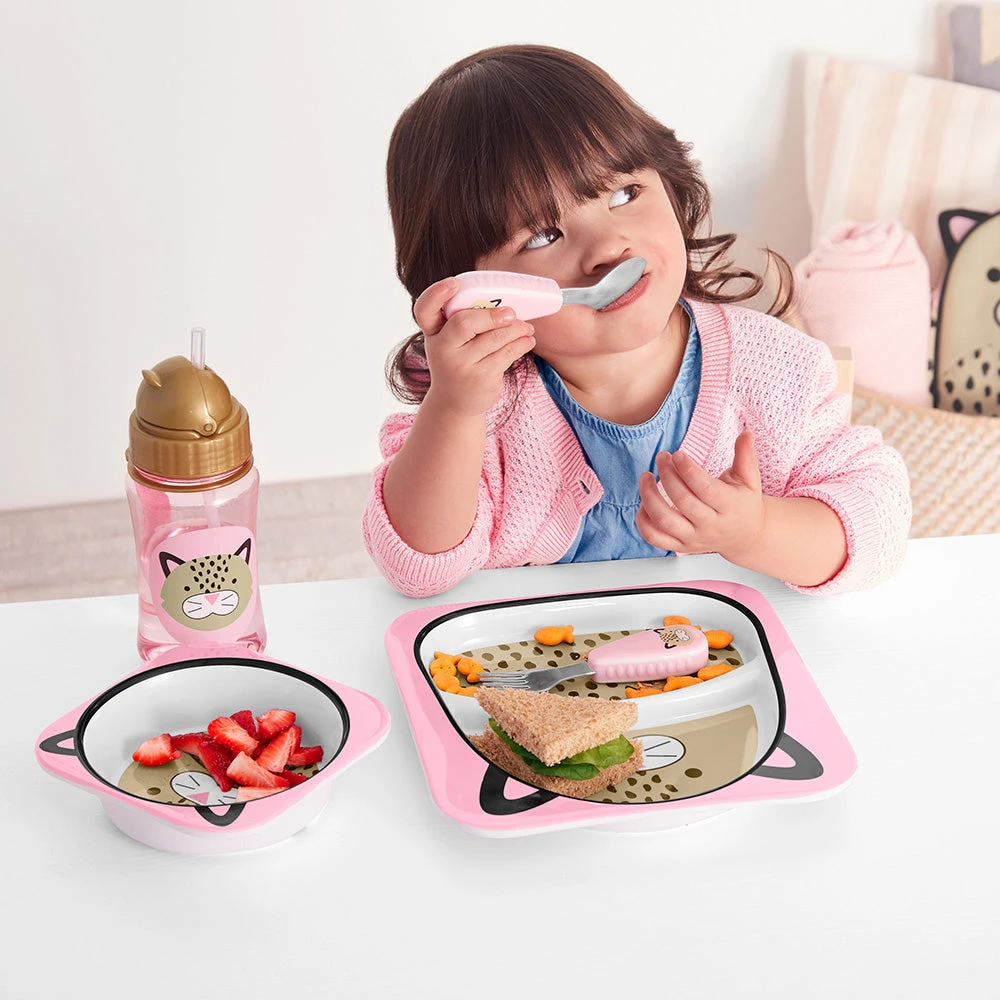 Skip Hop Zootensils Fork & Spoon - Leopard 2 Skip Hop Zootensils Fork & Spoon - Leopard - Image 2