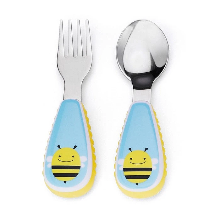 Skip Hop Zootensils Fork & Spoon - Bee 1 Skip Hop Zootensils Fork & Spoon - Bee