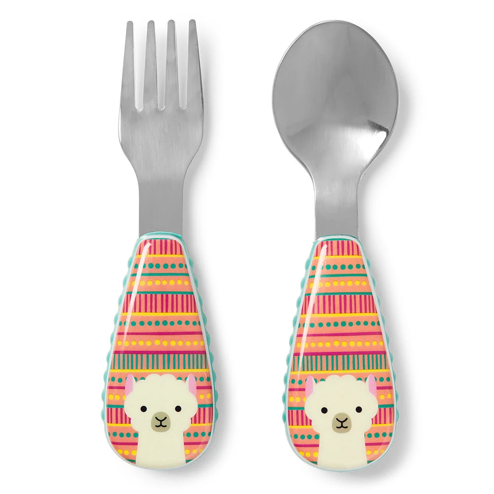 Skip Hop Zootensils Fork & Spoon - Llama 1 Skip Hop Zootensils Fork & Spoon - Llama