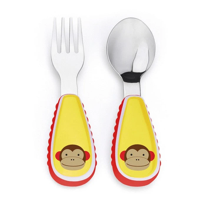 Skip Hop Zootensils Fork & Spoon - Monkey 1 Skip Hop Zootensils Fork & Spoon - Monkey