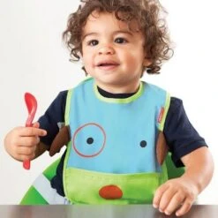 Skip Hop Zoo Tuck-Away Bib - Dog 7 Skip Hop Zoo Tuck-Away Bib - Dog -Skip Hop Store baby bib skip hop zoo tuck away bib dog 4