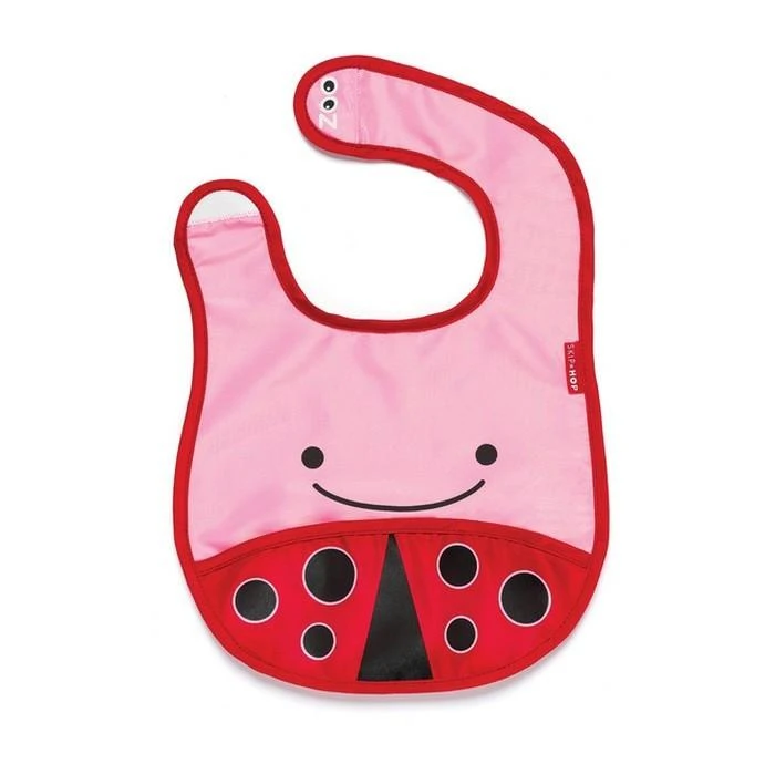 Skip Hop Zoo Tuck-Away Bib - Ladybug 1 Skip Hop Zoo Tuck-Away Bib - Ladybug
