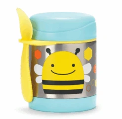 Skip Hop Zoo Insulated Little Kid Food Jar - Bee