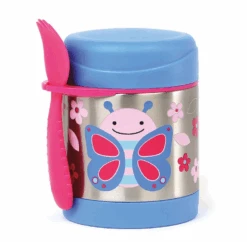 Skip Hop Zoo Insulated Little Kid Food Jar - Butterfly
