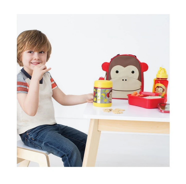 Skip Hop Zoo Straw Bottle Monkey 3 Skip Hop Zoo Straw Bottle Monkey - Image 3