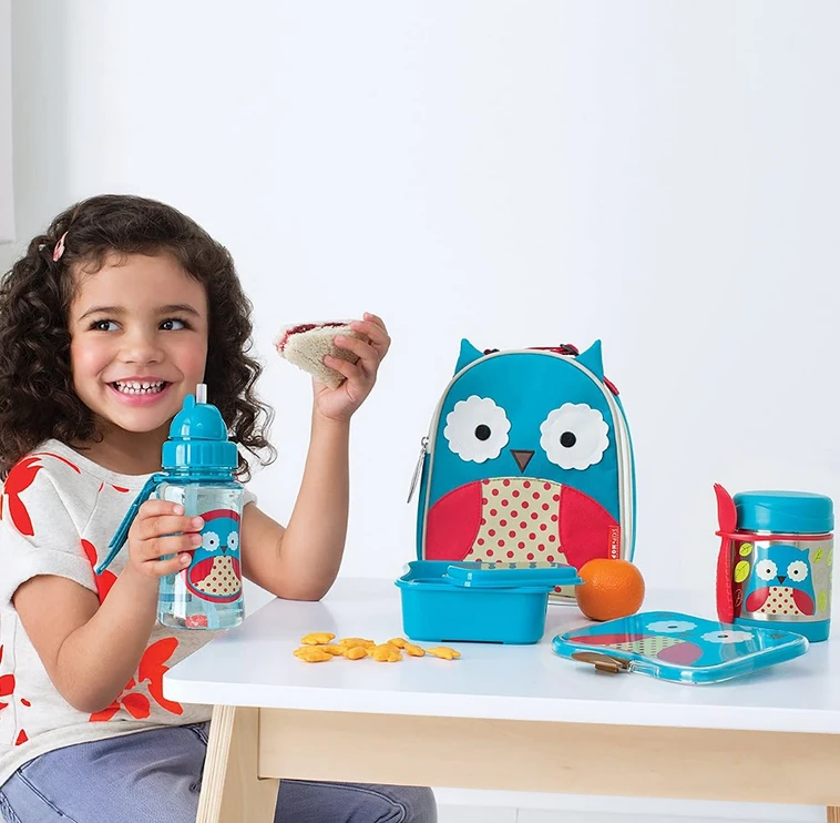 Skip Hop Zoo Insulated Little Kid Food Jar - Owl 3 Skip Hop Zoo Insulated Little Kid Food Jar - Owl - Image 3
