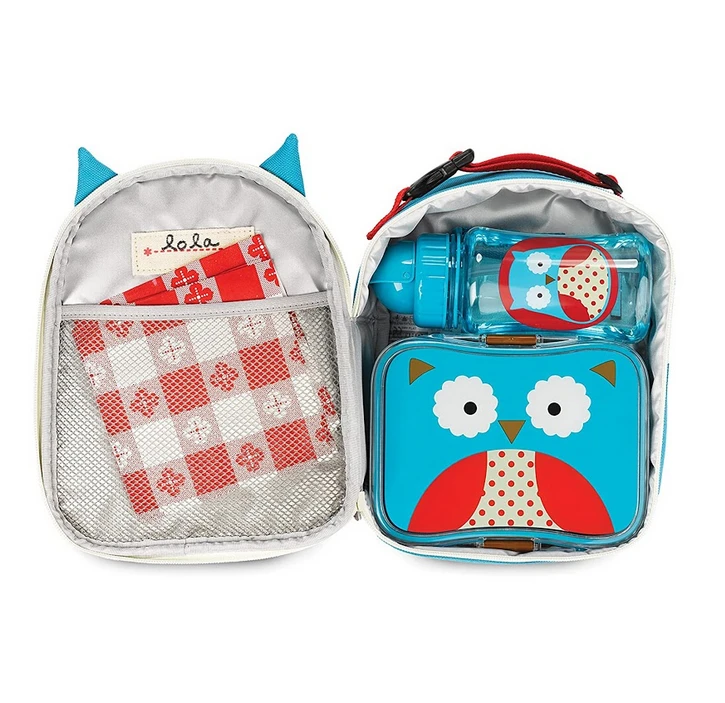 Skip Hop Zoo Lunch Kit - Owl 5 Skip Hop Zoo Lunch Kit - Owl - Image 5