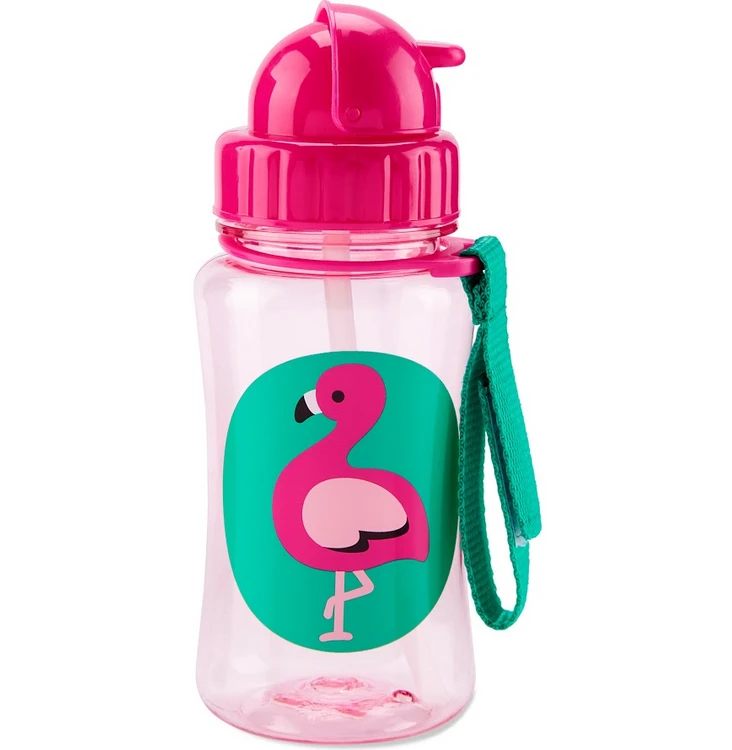 Skip Hop Zoo Straw Bottle Flamingo 1 Skip Hop Zoo Straw Bottle Flamingo